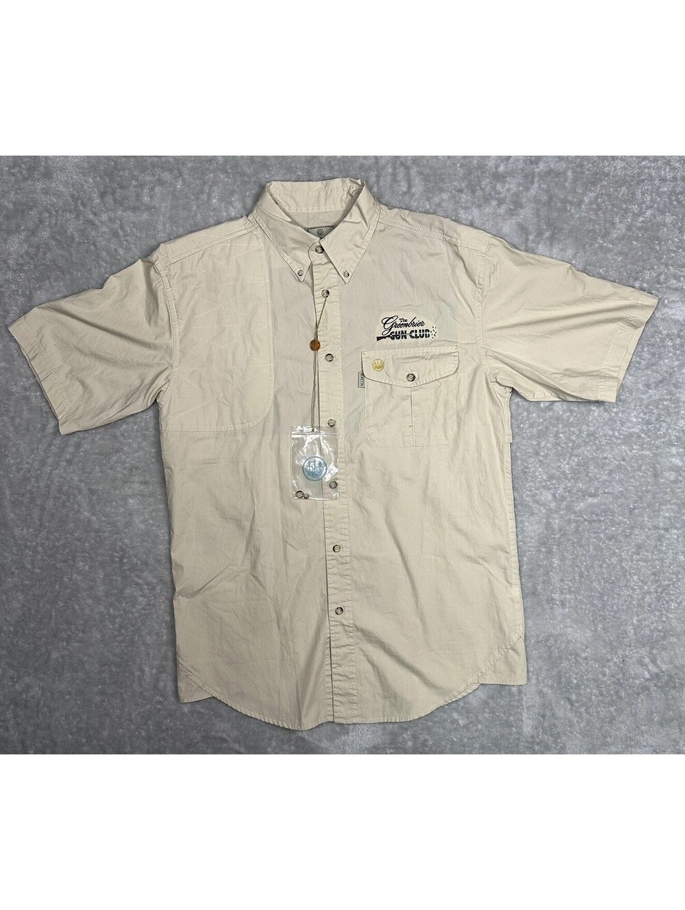 Beretta Greenbriar Gun Club Country Club Shooting Shirt M Vented Back